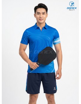 Áo thể thao nam MC-9166-04-01 Xanh bích phối trắng